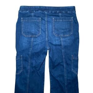 Chico's - Women's Size 14R - Pull on Dark Wash Bootcut Jeans